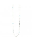 Lelune Glamour Necklace - Cristelle Summer - Gold-Blue Jade-LGNK5172