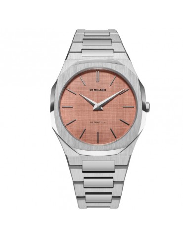 Orologio D1 Milano Uomo - Ultra Thin Salmon 40mm Rosa - UTBJ26