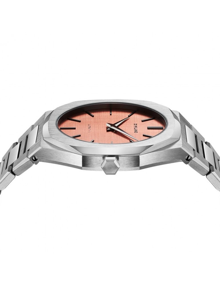 D1 Milano Men's Watch - Ultra Thin Salmon 40mm Pink - 0