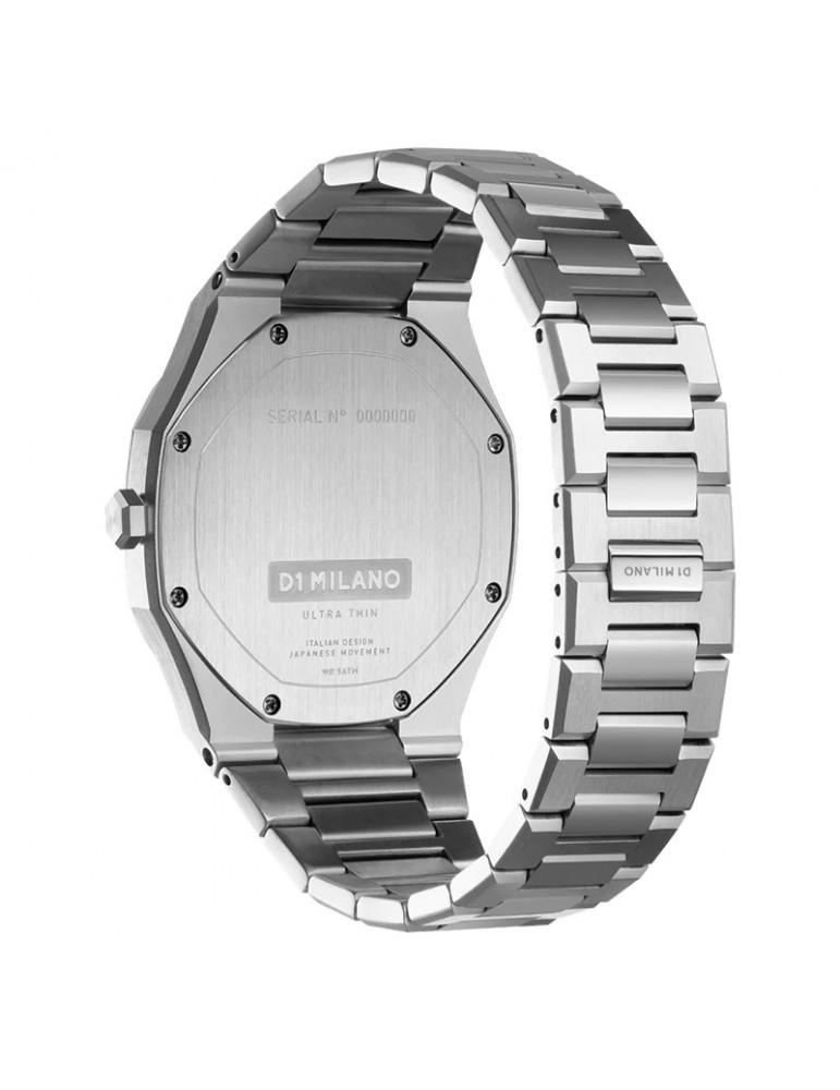 D1 Milano Men's Watch - Ultra Thin Salmon 40mm Pink - 0