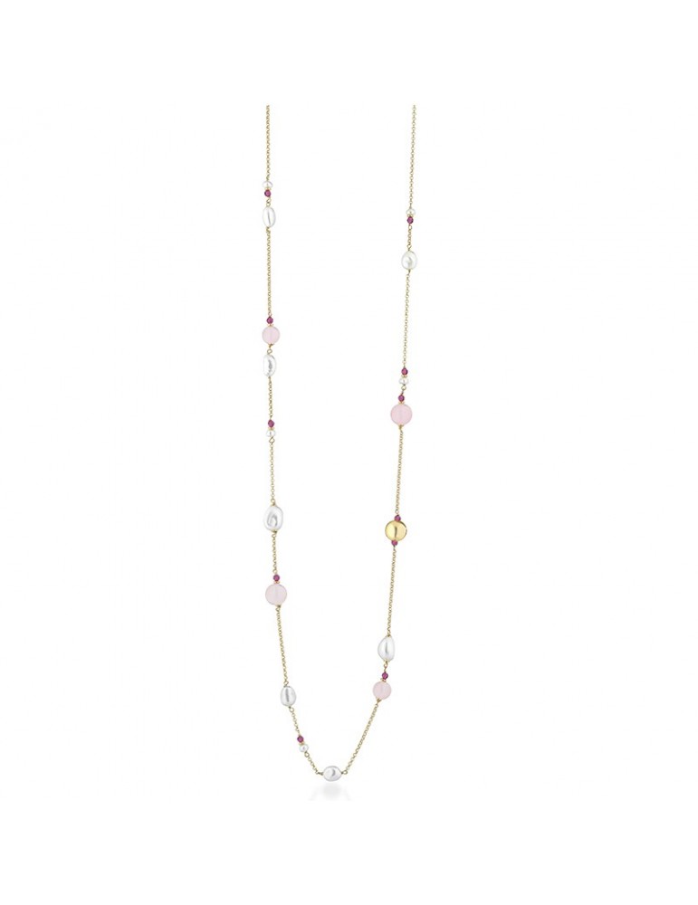 Lelune Glamor Necklace - Cristelle Summer-Pink Jade-Spinelli-LGNK5192
