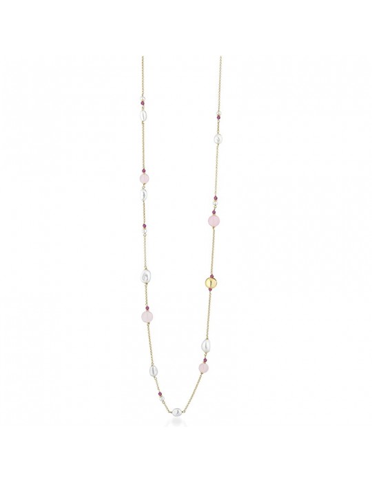 Lelune Glamor Necklace - Cristelle Summer-Pink Jade-Spinelli-LGNK5192