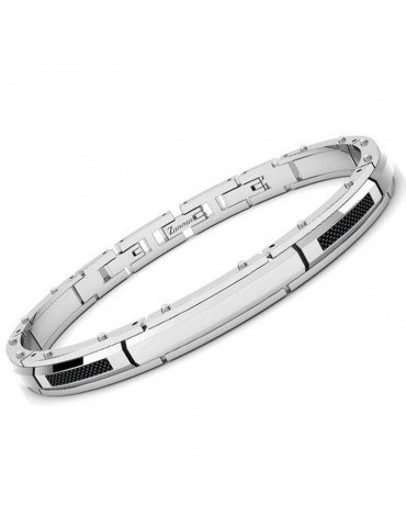 Zancan Bracelet - Hi Teck - 316L Steel - Carbon Fiber - EHB272 2