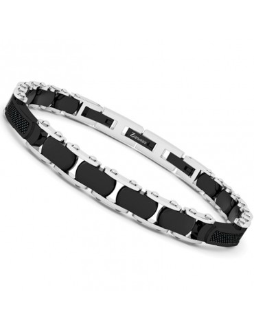 Bracciale Zancan - Hi-Teck - PVD Nero - Fibra di Carbonio - EHB277