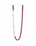 Lelune Glamor Necklace - Sophie - Rosè - Fuchsia Pearls-Spinel-LGNK532