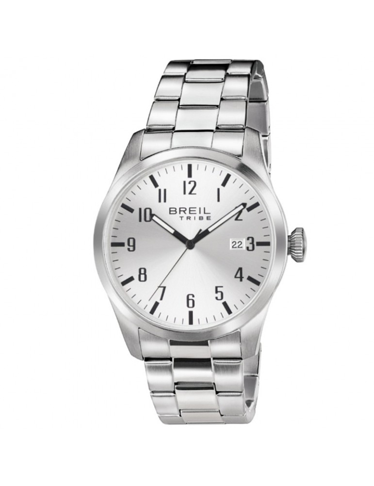 Breil Man's Watch - Classic Elegance Silver 42mm Only Time - 0