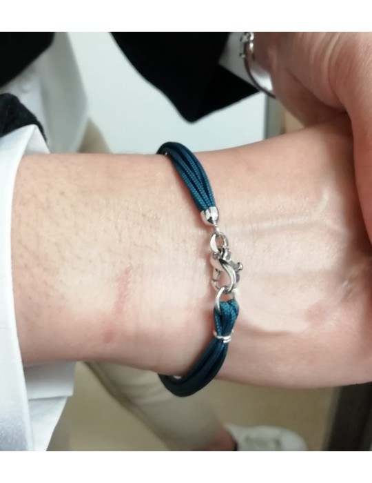 Silvia Kelly Bracelet - Blue Line - 21 cm - 0