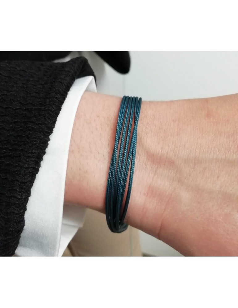 Silvia Kelly Bracelet - Blue Line - 21 cm - 0
