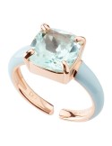 Precious Red Ring -River-Over the Rainbow-Blue Quartz-23136UPAL