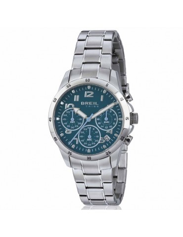 Orologio Breil Uomo - Circuito - Cronografo 36mm Blu Verde - EW0378