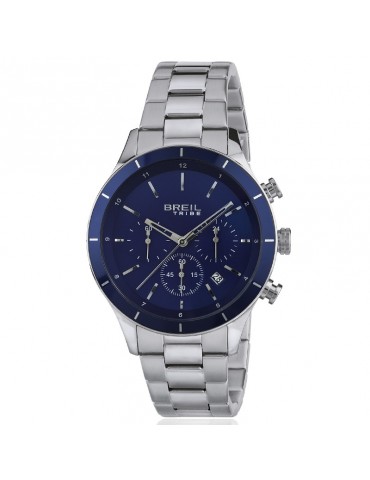 Breil Dude Man's Silver 42mm Chronograph Watch - 0