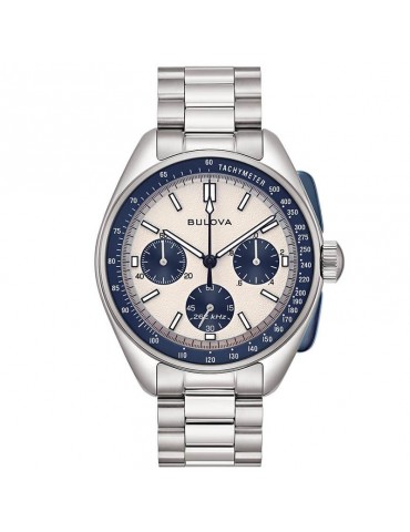 Orologio Bulova - Archive Luna Pilot Cronografo 43,5mm Bianco Blu - 98A305