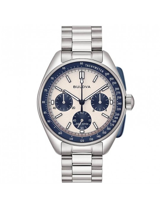 Orologio Bulova - Archive Luna Pilot Cronografo 43,5mm Bianco Blu - 98A305