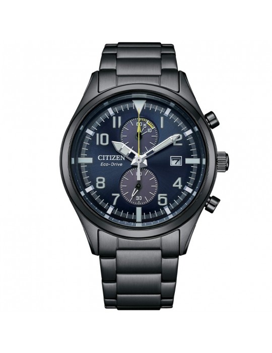 Orologio Citizen - Cronografo Eco-Drive 43mm Nero Blu - CA7027-83L