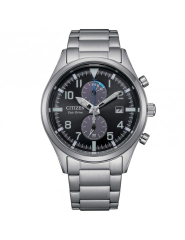 Orologio Citizen Uomo - Of Classic Cronografo Eco-Drive 43mm Nero Grigio - CA7028-81E