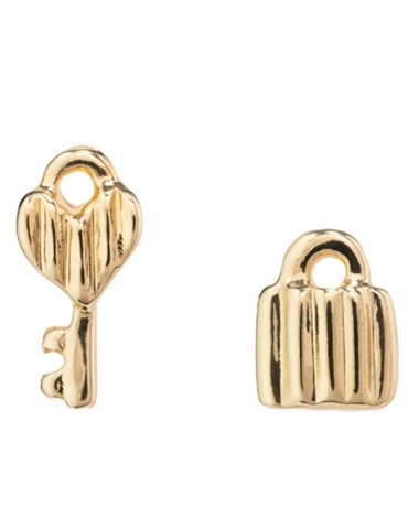 Orecchini Uno de 50 - Unlock - Gold - Chiave-Lucchetto-PEN0885ORO0000U 2