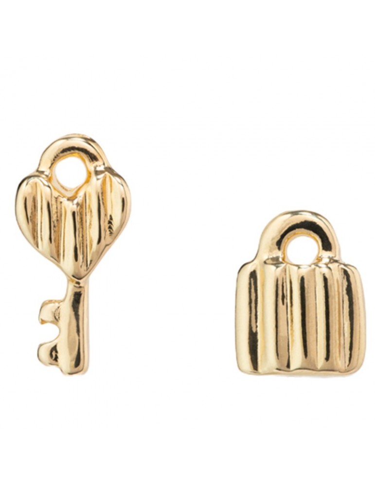 Orecchini Uno de 50 - Unlock - Gold - Chiave-Lucchetto-PEN0885ORO0000U