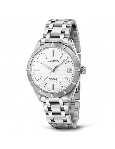 Eberhard Men's Watch - Aquadate Grande Taille Automatic 41mm White - 0