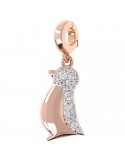 Charm Bronzallure - Altissima - Pinguino - Cubic Zirconia-WSBZ01891.PANDA