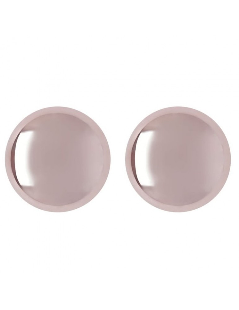 Bronzallure Earrings - Purity - Rosè - Round Button - WSBZ00610.R