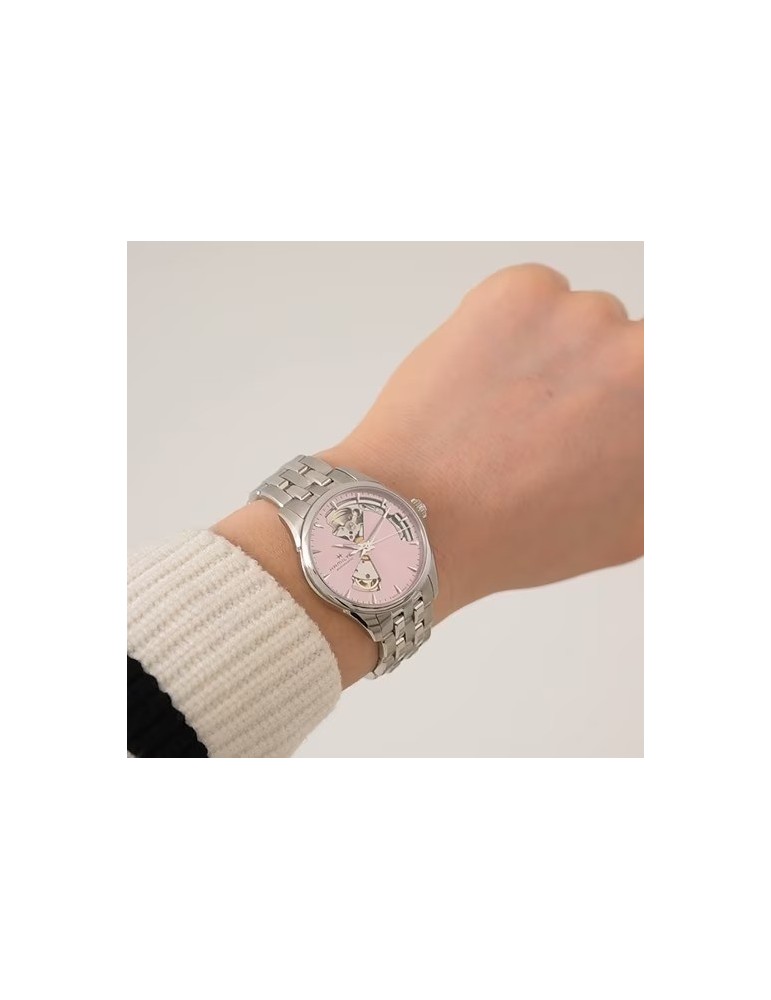 Hamilton Ladies Watch - Jazzmaster Open Heart Automatic 36mm Pink - 0