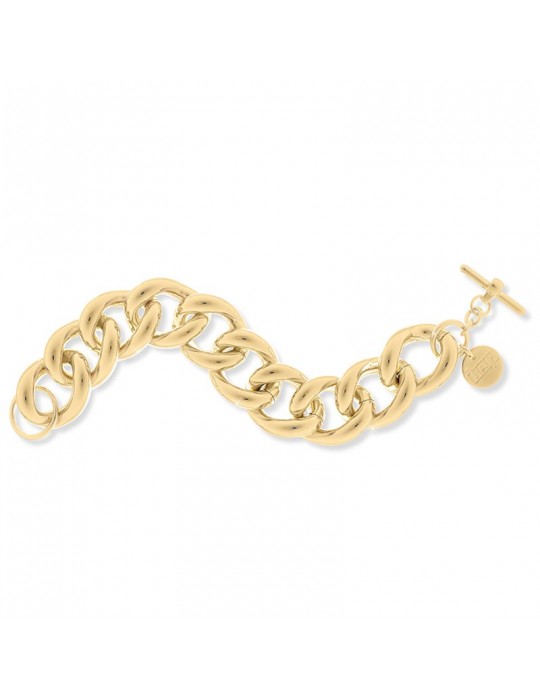 Unoaerre Woman's Bracelet - in Yellow Bronze Groumette Chain 20 cm - 0