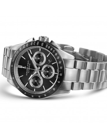 Hamilton Men's Watch - Jazzmaster Performer Chronograph Automatic 42mm Black - 0 2