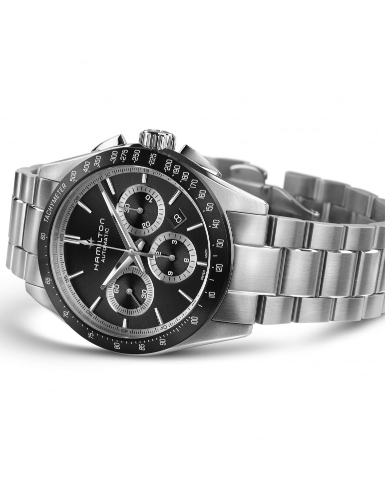 Hamilton Men's Watch - Jazzmaster Performer Chronograph Automatic 42mm Black - 0