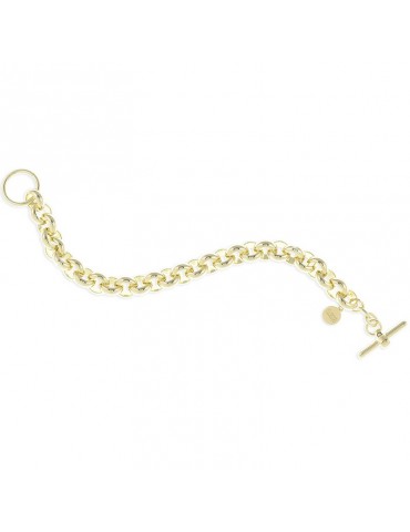 Bracciale Unoaerre - in Bronzo Giallo 22 cm Catena Rol - 0
