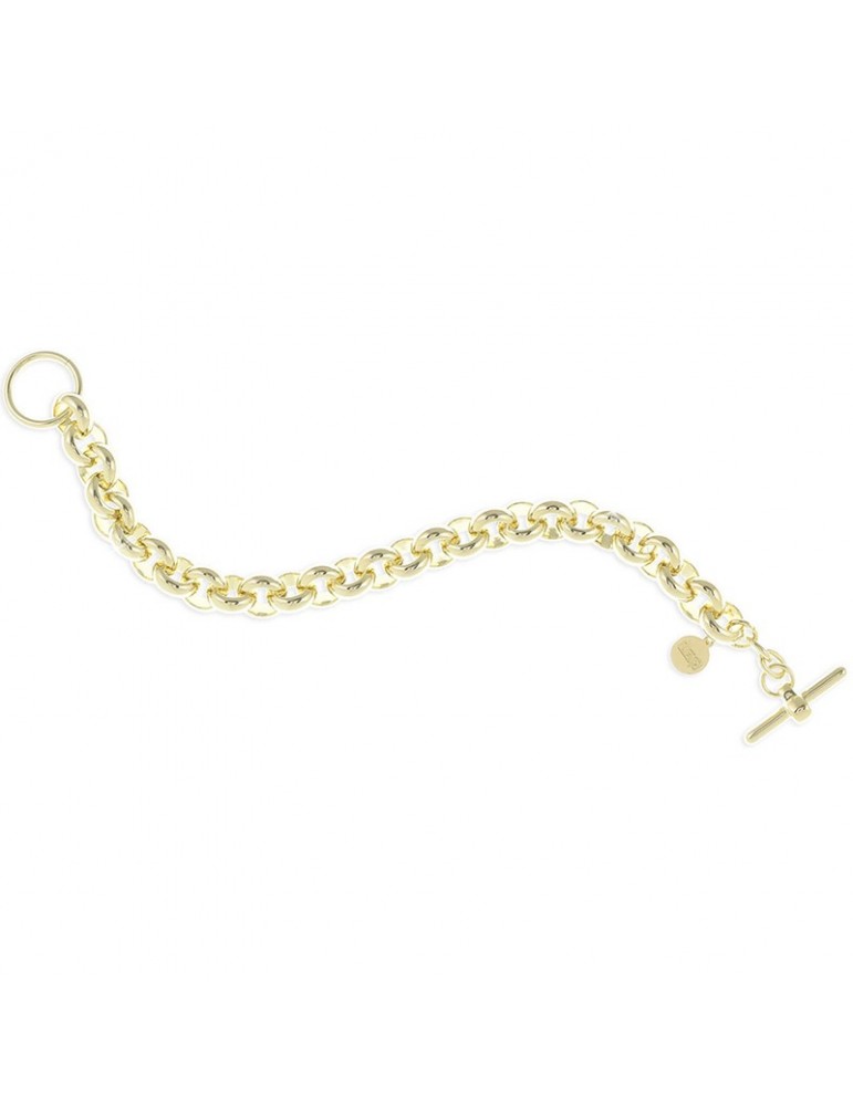 Bracciale Unoaerre - in Bronzo Giallo 22 cm Catena Rol - 0