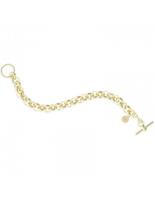 Bracciale Unoaerre - in Bronzo Giallo 22 cm Catena Rol - 0