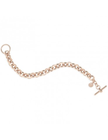 Unoaerre Bracelet - in Rose Bronze 22 cm Rolò Chain - 0
