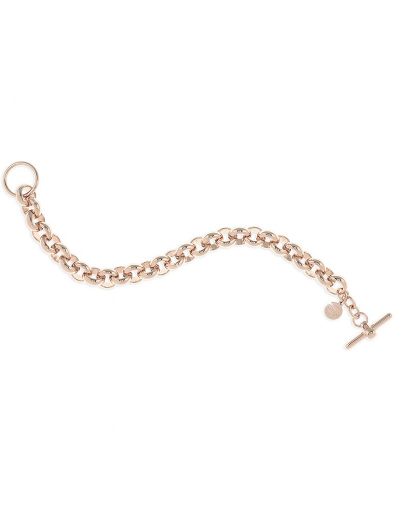Bracciale Unoaerre - in Bronzo Rosa 22 cm Catena Rol - 0