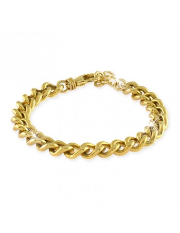 Bracciale Unoaerre Donna - in Bronzo Giallo Catena Grumetta 18 cm - 0