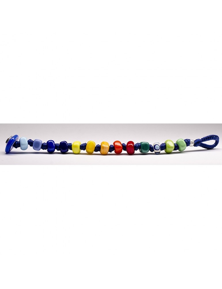 Moi Bracelet - Brazil - Murano Glass - Yellow - Green - BRAZIL