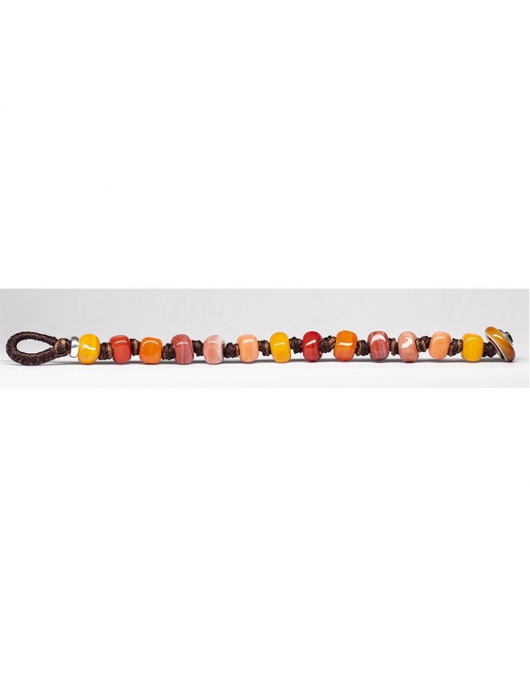 Moi Bracelet - Zabana - Murano Glass - Red - Yellow - ZABANA