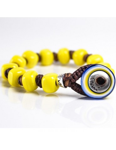 Moi bracelet - Galbus - Handmade - Murano glass - Yellow