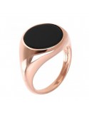 Anello Bronzallure - Chevalier - Onice Nero - Misura 10-WSBZ00971BO-10