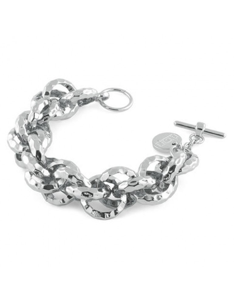 Bracciale Unoaerre - in Bronzo Bianco 21 cm Catena Rol - 0