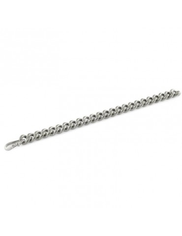 Unoaerre Woman's Bracelet - in White Bronze Groumette Chain 20 cm - 0