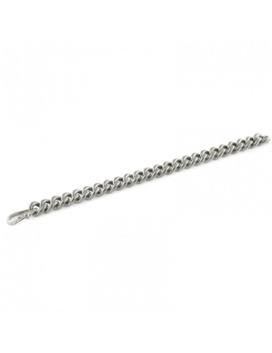 Unoaerre Woman's Bracelet - in White Bronze Groumette Chain 20 cm - 0