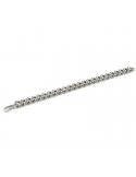 Unoaerre Woman's Bracelet - in White Bronze Groumette Chain 20 cm - 0