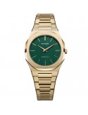 Orologio D1 Milano - Ultra Thin Emerald 34mm Dorato Verde - UTBL18