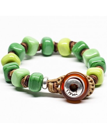 Bracciale Moi - Legnano - Vetro di Murano - Verde - LEGNANO