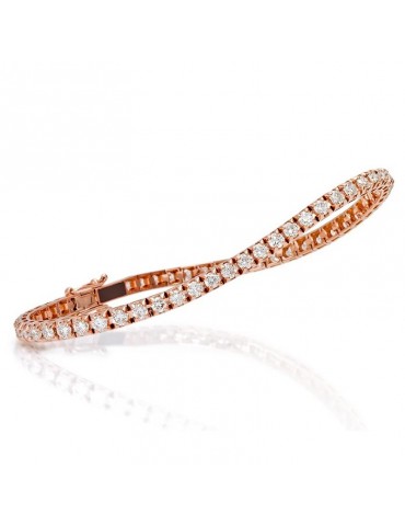 Crieri Women's Tennis Bracelet - Icon in 18K White Gold with 2.35 ct White Diamonds - 0
