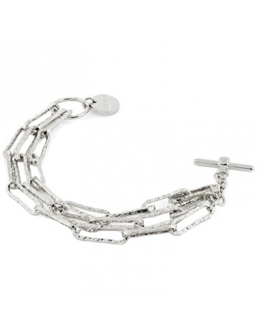 Unoaerre Woman's Bracelet - in White Bronze 20 cm Paper Chain - 0
