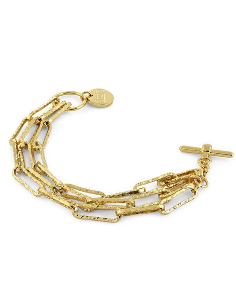 Unoaerre Woman's Bracelet - in Yellow Bronze 20 cm Paper Chain - 0