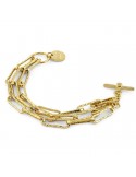 Unoaerre Woman's Bracelet - in Yellow Bronze 20 cm Paper Chain - 0