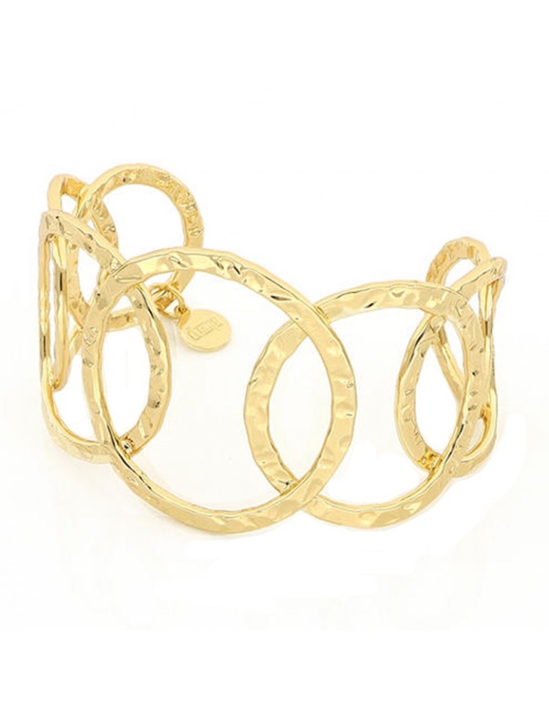 Bracciale Unoaerre Donna - Rigido in Bronzo Giallo a Cerchi - 0