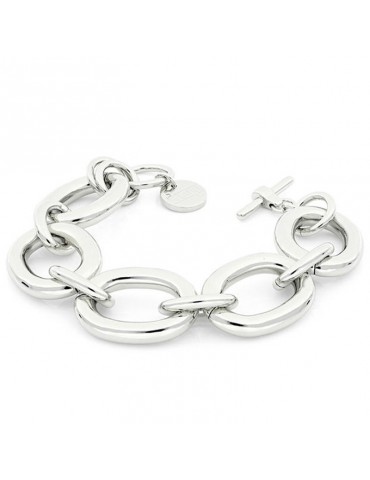 Bracciale Unoaerre Donna - in Bronzo Bianco Catena Forzatina - 0